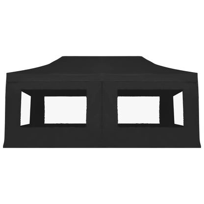 20'x10' Professional Folding Party Tent with Walls Aluminum, Anthracite