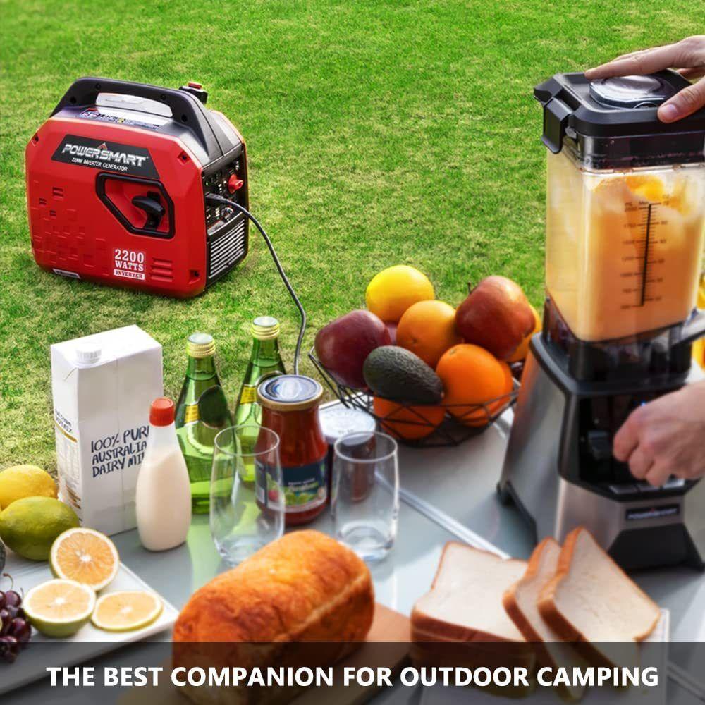 2200W Inverter Generator, Super Quiet, Gas Powered, for Outdoor Camping & Home Use