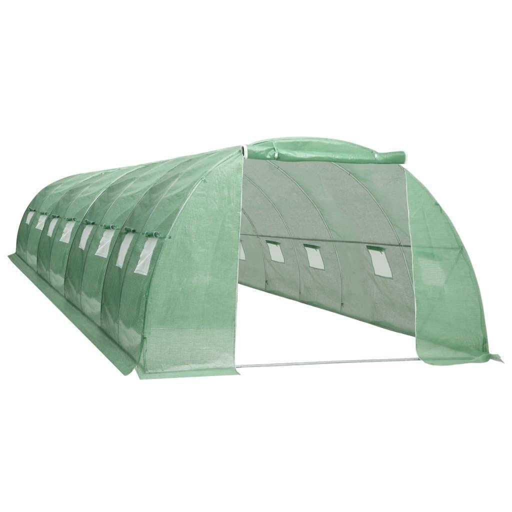 26' x 13' Spacious Greenhouse, PE Mesh Fabric, Galvanized Steel Frame