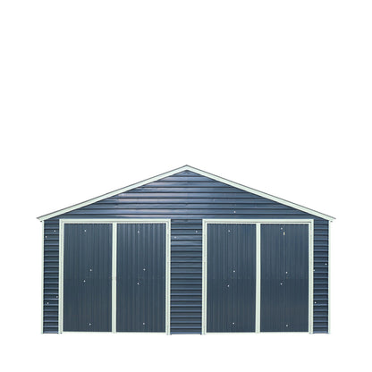 26’ x 40’ Metal Garage Shed, 9’ High Double Front Doors, 14’ Peak, 1040 Sq-Ft TMG-MS2640-1