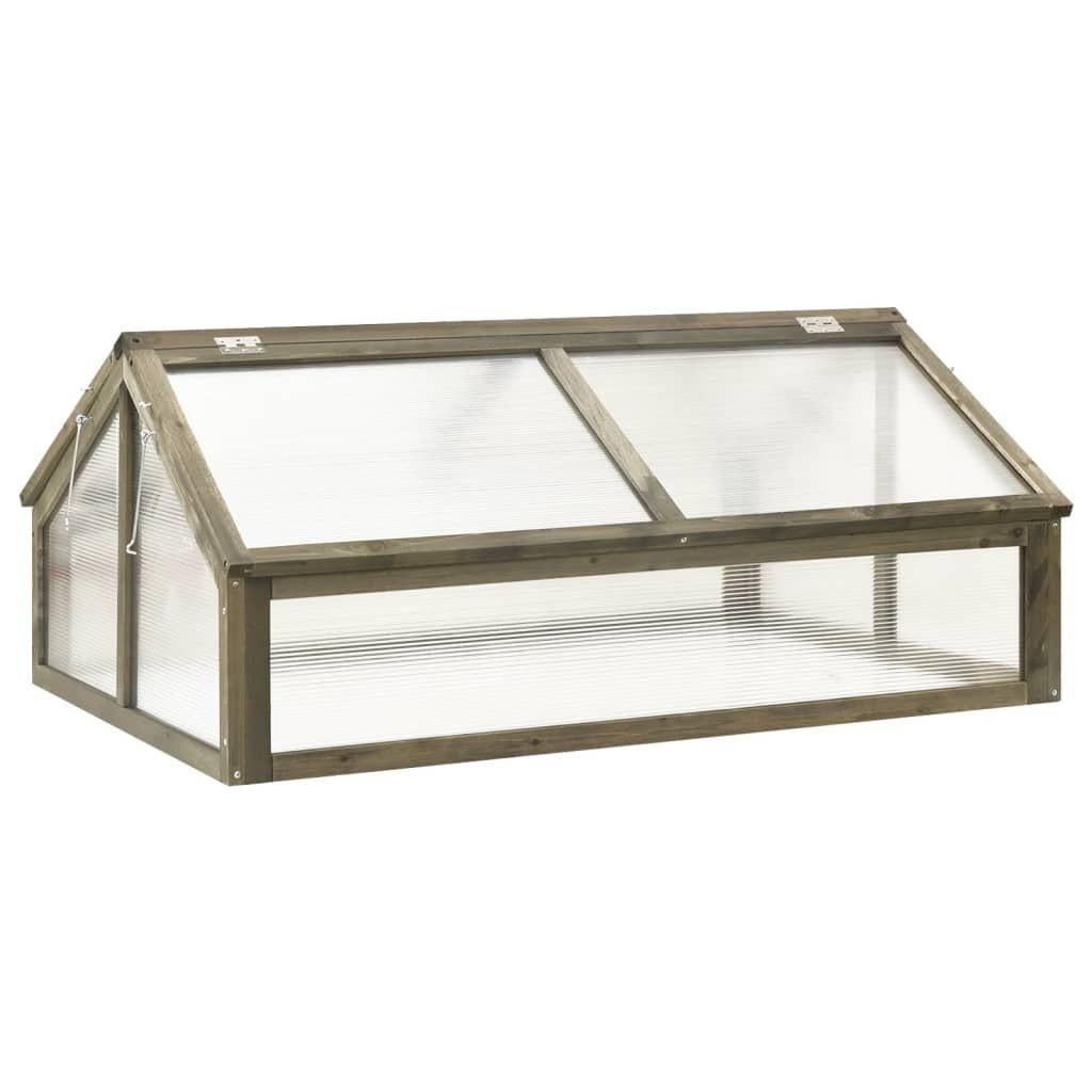 4' x 2.5' Wooden Greenhouse, Weather-Resistant Firwood Frame