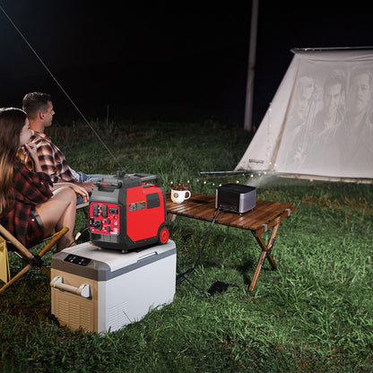 4500W Inverter Generator with CO Detect & Retractable Rod for Outdoor Use PS5045CE,Gas Powered Portable Generator, Low Noise,