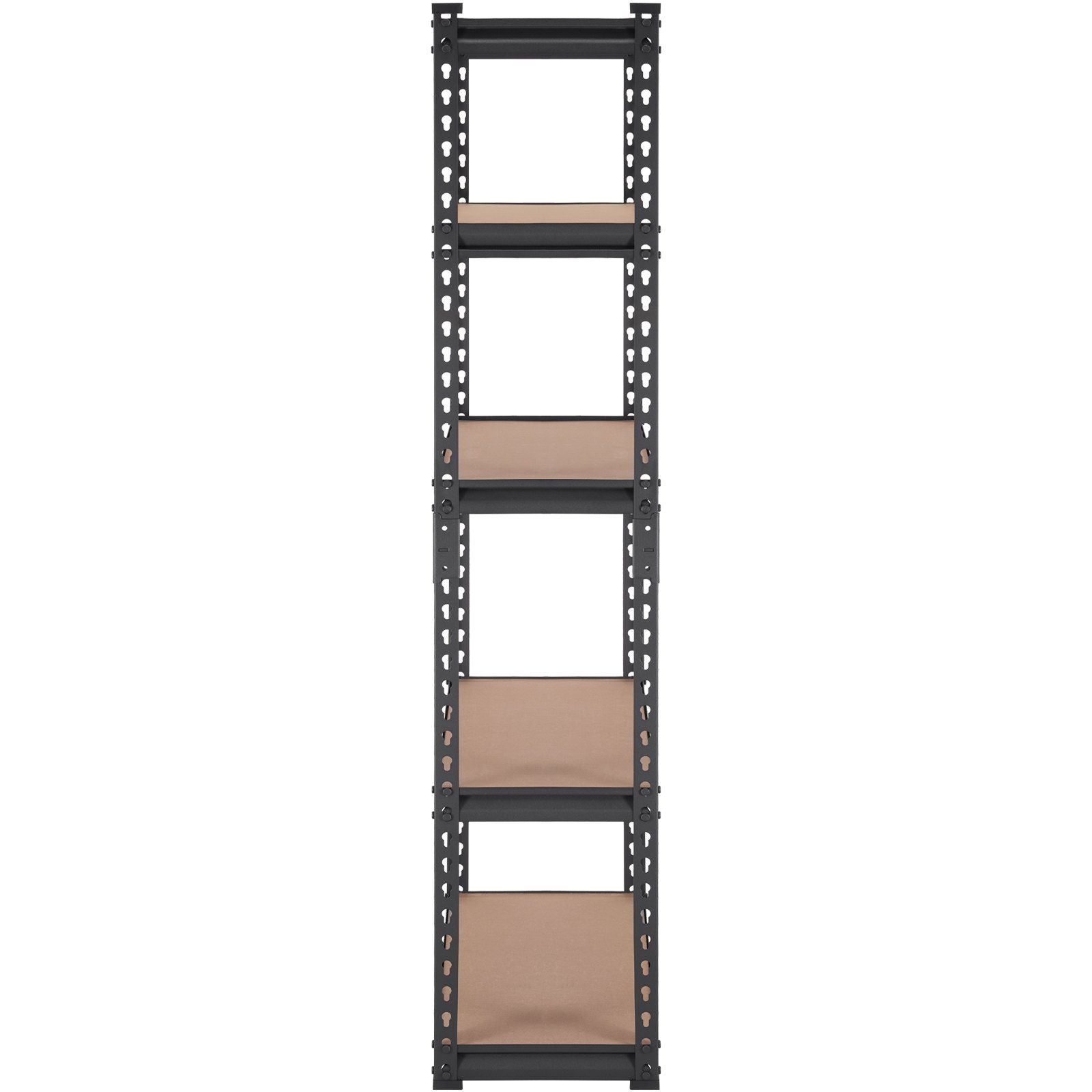 5-Tier Storage Shelving Unit Adjustable, 2000 lbs Capacity, Heavy Duty Garage Shelves, Metal Organizer Utility Rack