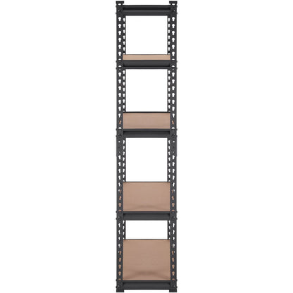 5-Tier Storage Shelving Unit Adjustable, 2000 lbs Capacity, Heavy Duty Garage Shelves, Metal Organizer Utility Rack