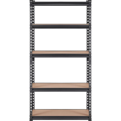 5-Tier Storage Shelving Unit Adjustable, 2000 lbs Capacity, Heavy Duty Garage Shelves, Metal Organizer Utility Rack