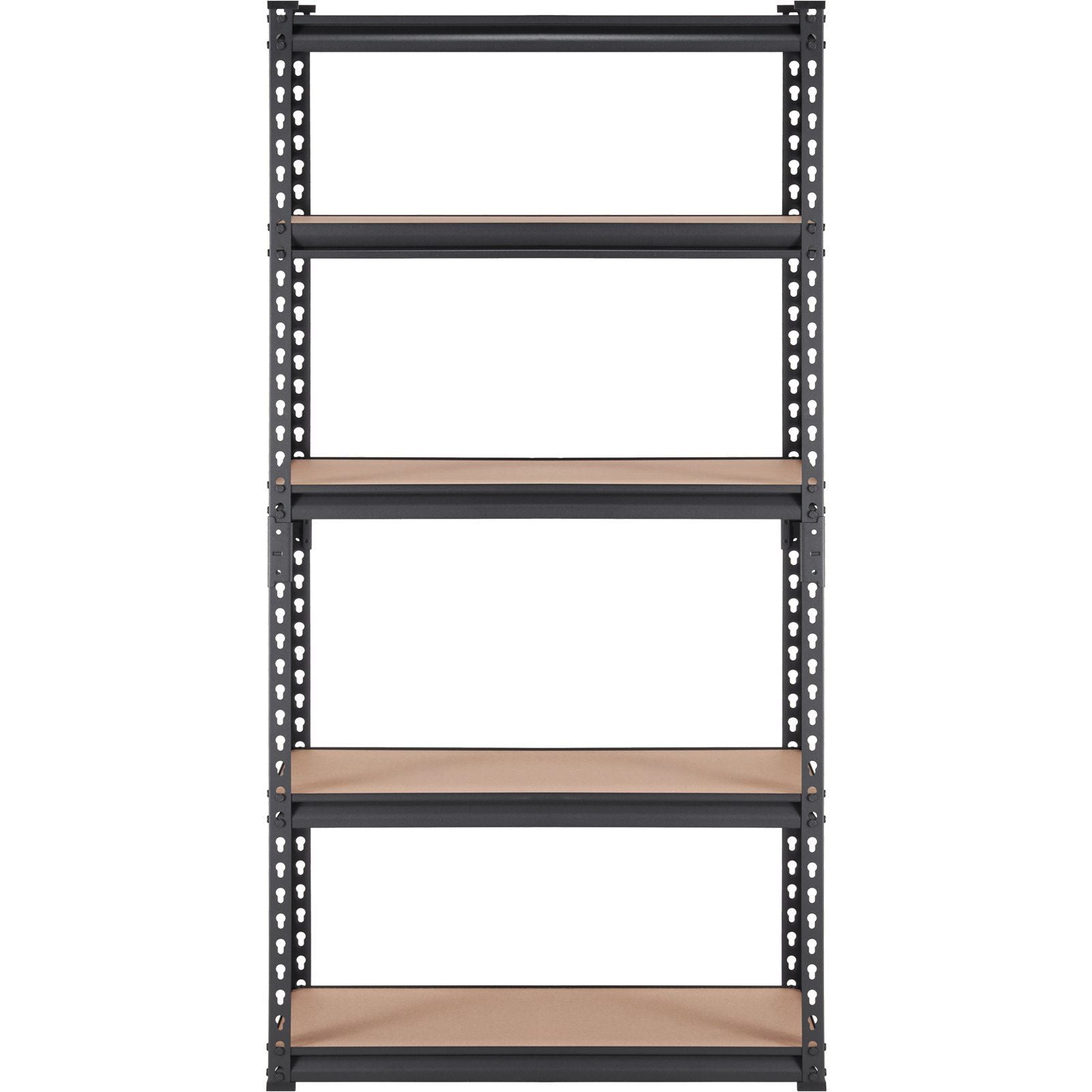 5-Tier Storage Shelving Unit Adjustable, 2000 lbs Capacity, Heavy Duty Garage Shelves, Metal Organizer Utility Rack