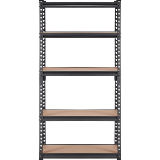 5-Tier Storage Shelving Unit Adjustable, 2000 lbs Capacity, Heavy Duty Garage Shelves, Metal Organizer Utility Rack