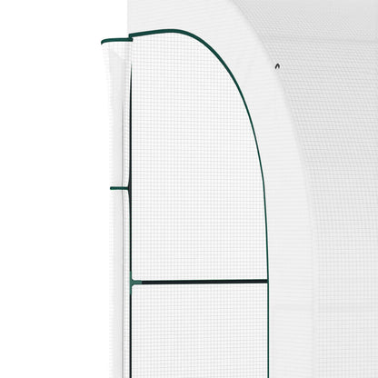 5' x 10' Lean-to Greenhouse, Compact Design with Shelves, Zippered Door