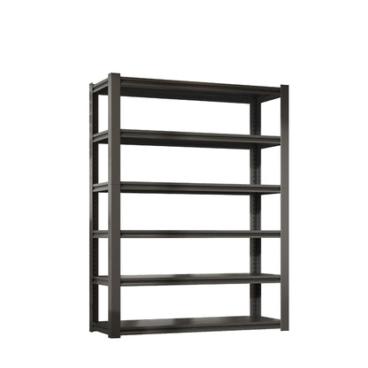6-Tier Adjustable Shelving Unit, 2400 lbs Capacity, Metal Organizer Rack