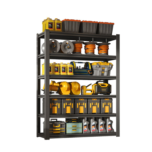 6-Tier Adjustable Shelving Unit, 2400 lbs Capacity, Metal Organizer Rack