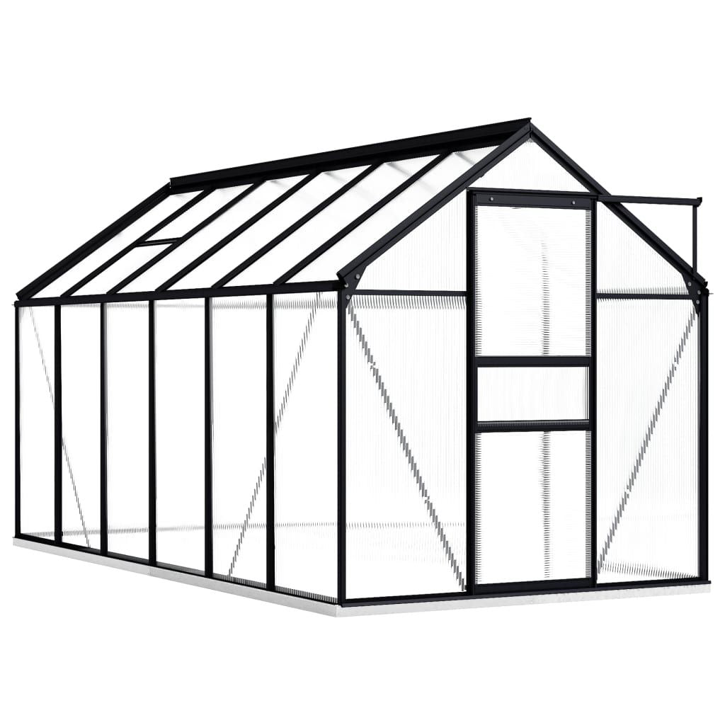 6' x 12' Greenhouse, UV-Resistant & Sturdy Frame, with base frame