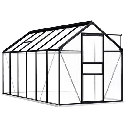 6' x 12' Greenhouse, UV-Resistant & Sturdy Frame, with base frame