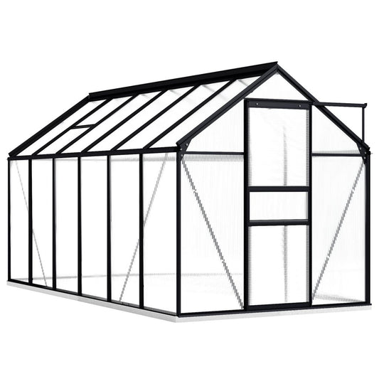6' x 12' Greenhouse, UV-Resistant & Sturdy Frame, with base frame