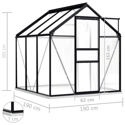 6' x 6' Greenhouse, UV-Resistant & Sturdy Frame, with base frame