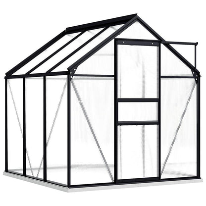 6' x 6' Greenhouse, UV-Resistant & Sturdy Frame, with base frame