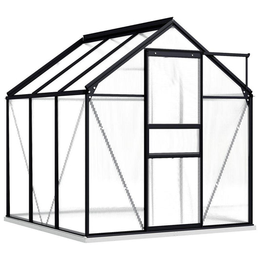 6' x 6' Greenhouse, UV-Resistant & Sturdy Frame, with base frame