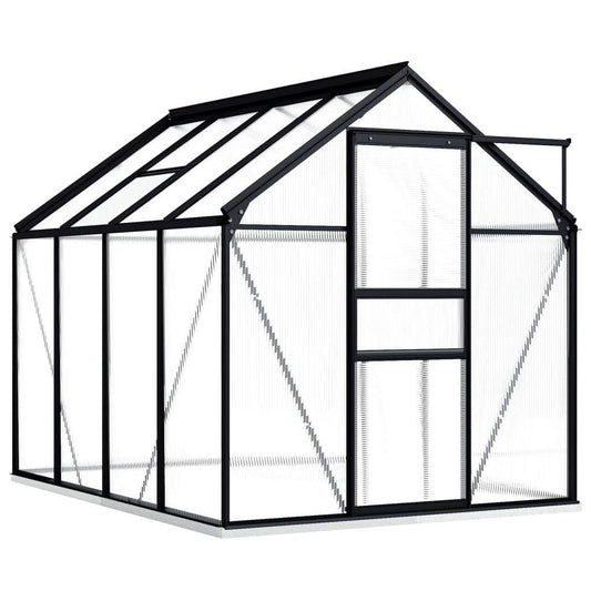 6' x 8' Greenhouse, UV-Resistant & Sturdy Frame, with base frame