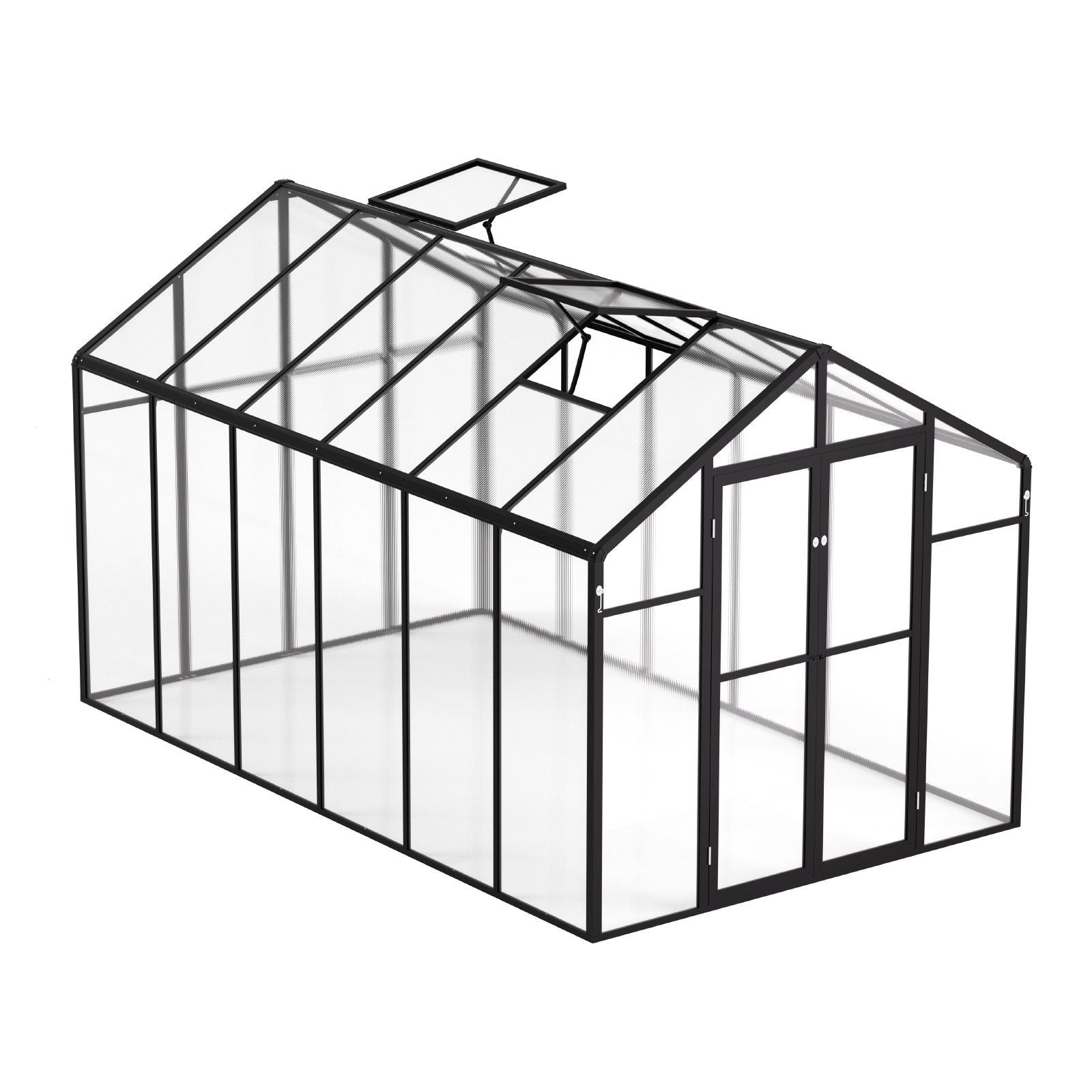 8' x 11' Greenhouse, Sturdy & Weatherproof Design