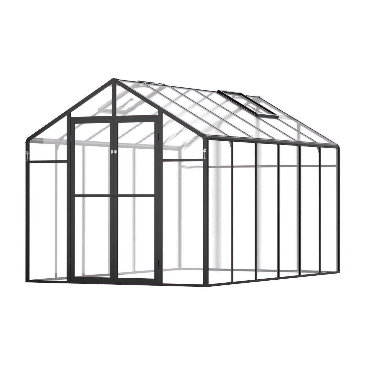 8' x 11' Greenhouse, Sturdy & Weatherproof Design