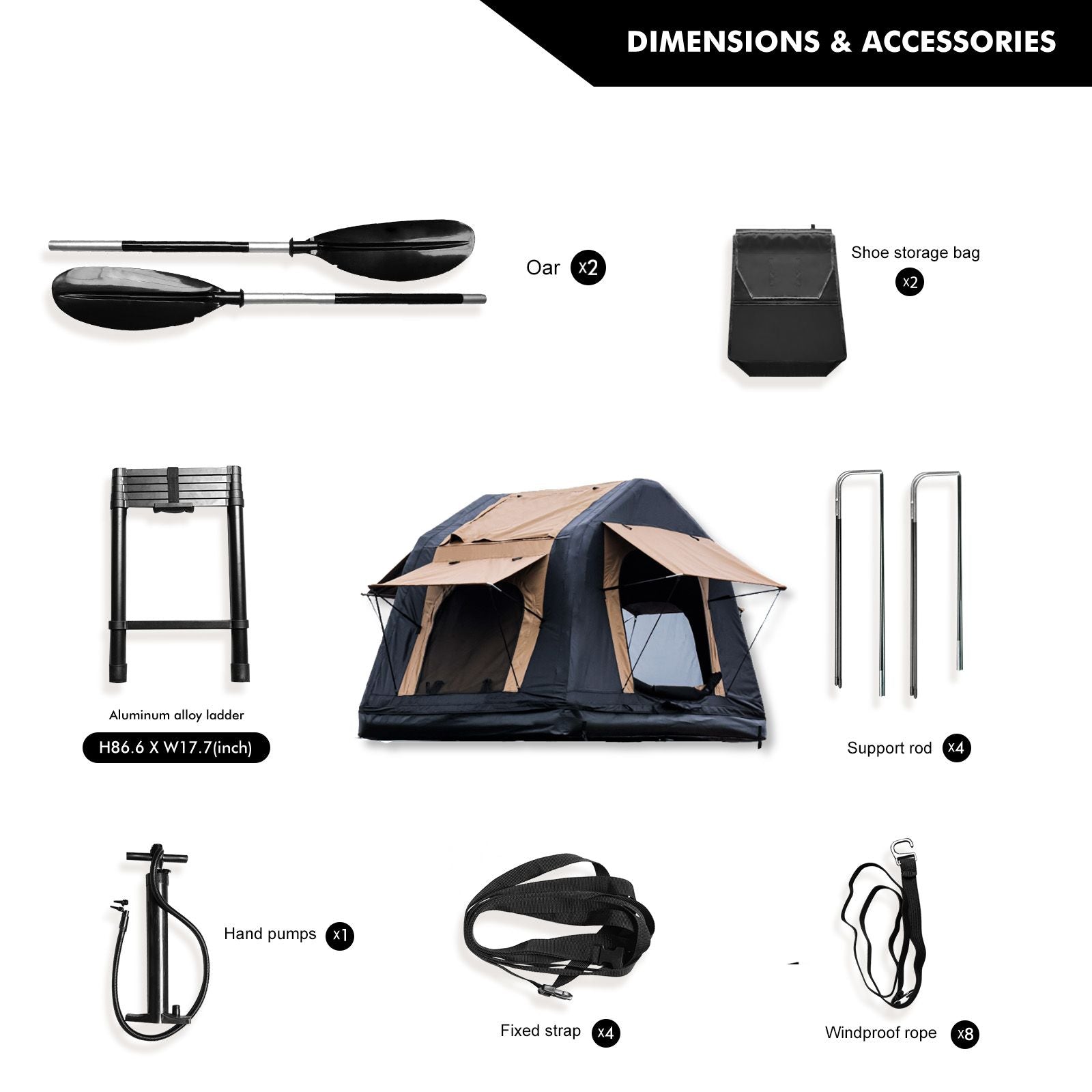 Roof Inflatable Tent – Amphibious, Versatile, Easy Setup