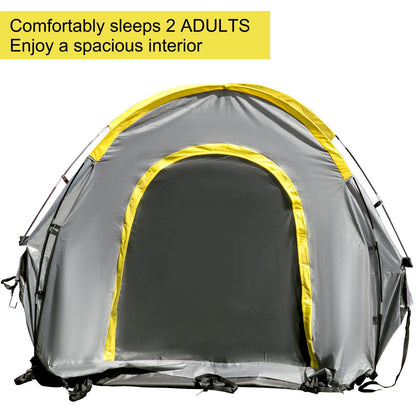 Truck Bed Tent for 2, Fits 6.4-6.7 ft Pickup Beds, Weatherproof Design with Panoramic Windows